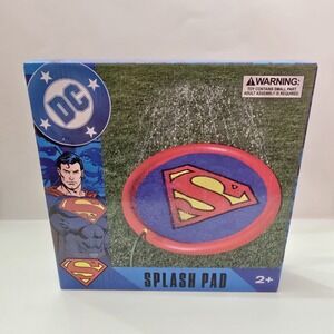 Superman 60" Inflatable Water Splashpad for Summer Fun and Water Play, Children